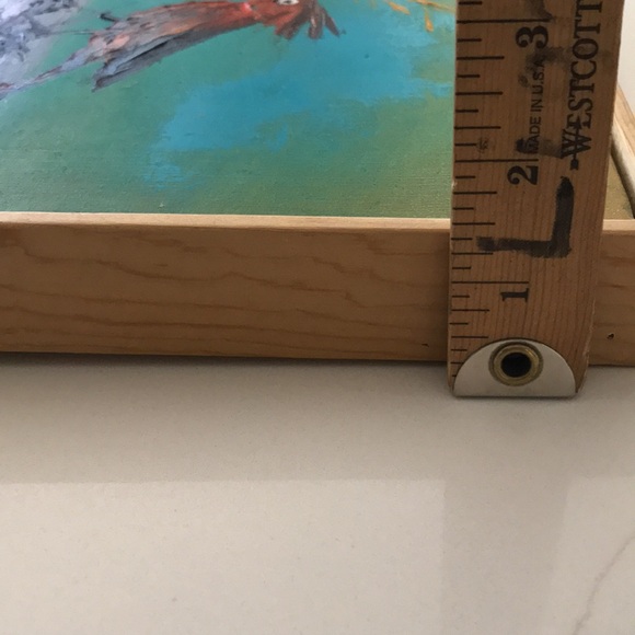 Vibrant Bird Painting on Canvas - Picture 4 of 7